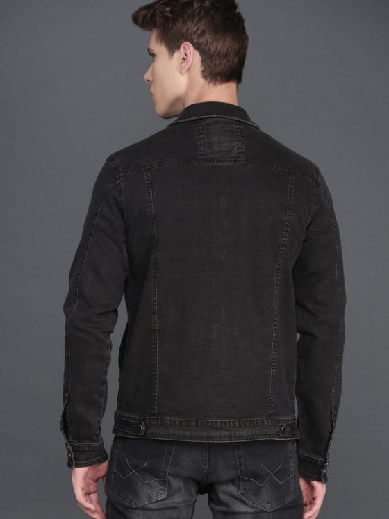 Mens Denim Jacket Black