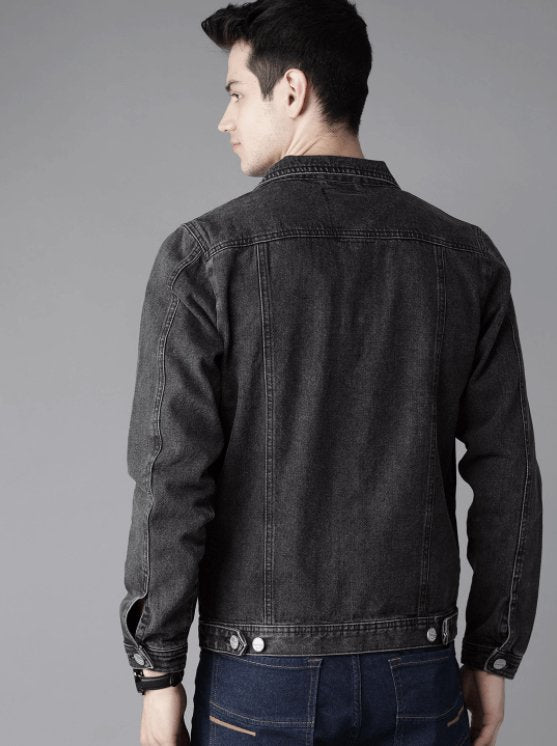 Mens Denim Jacket Black
