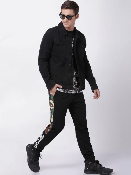 Mens Denim Jacket Black