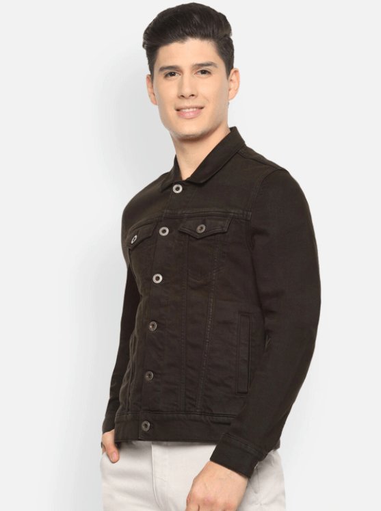 Mens Denim Jacket Black