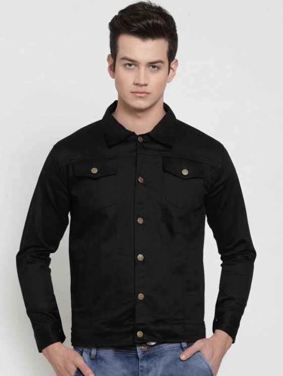 Mens Denim Jacket Black