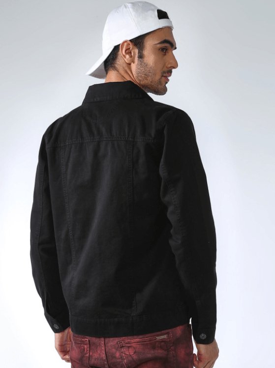 Mens Denim Jacket Black