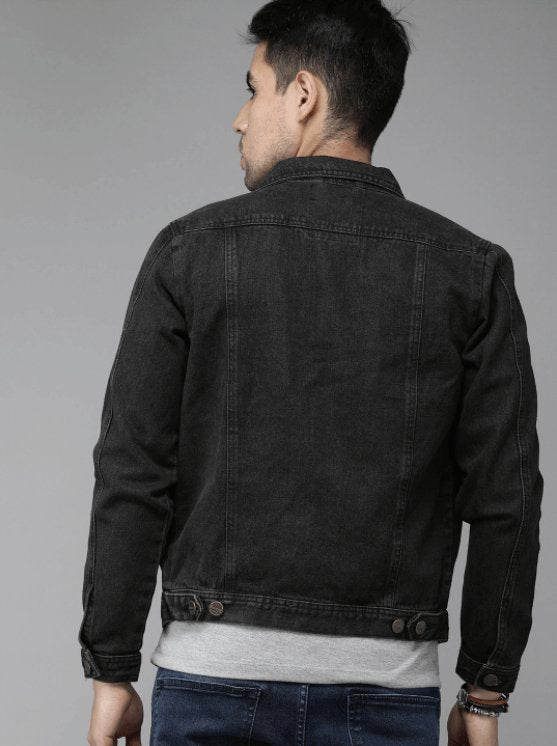 Mens Denim Jacket Black