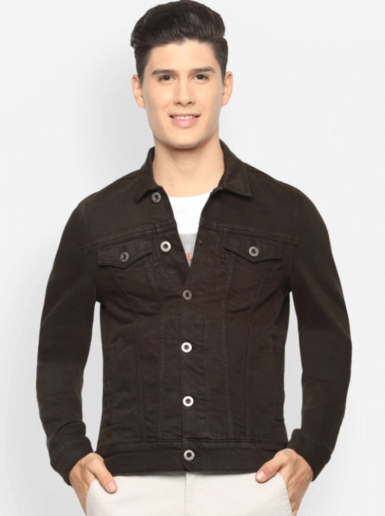 Mens Denim Jacket Black