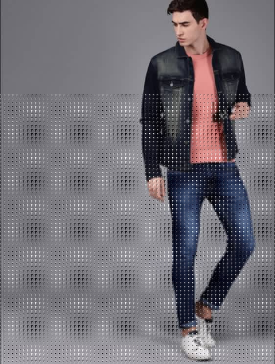 Mens Denim Jacket Black