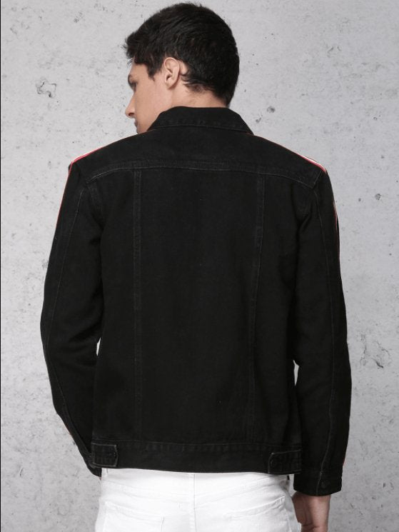 Mens Denim Jacket Black