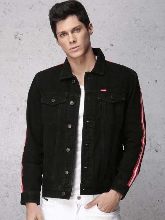 Mens Denim Jacket Black