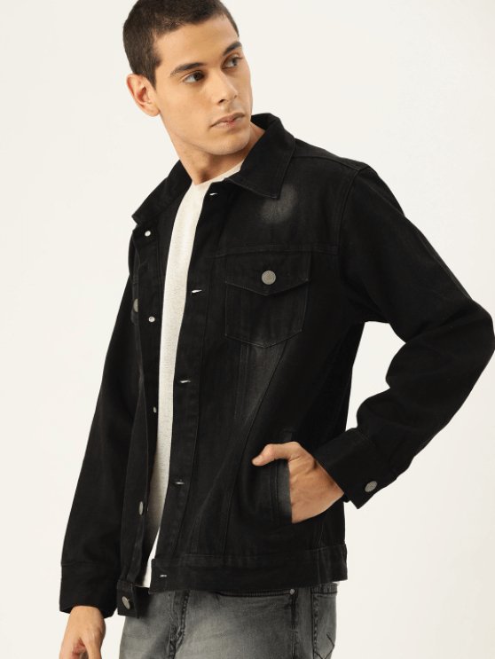 Mens Denim Jacket Black