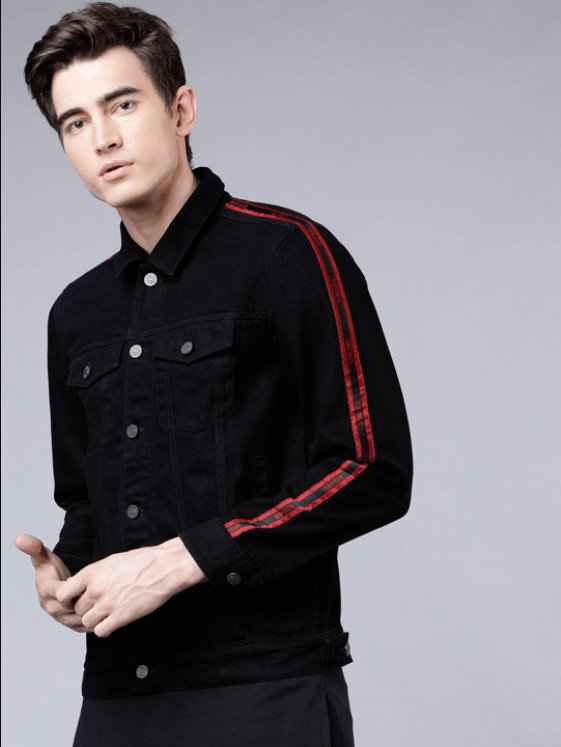 Mens Denim Jacket Black