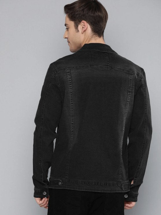 Mens Denim Jacket Black