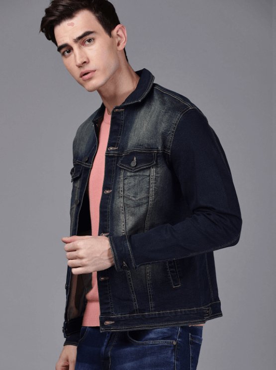 Mens Denim Jacket Black