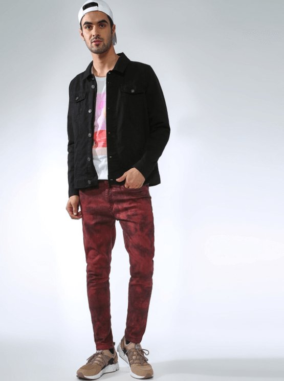 Mens Denim Jacket Black