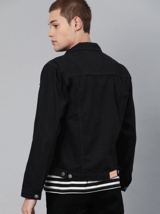Mens Denim Jacket Black