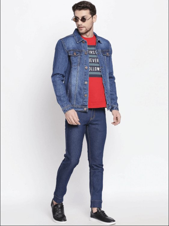 Mens Denim Jacket Blue