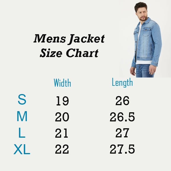 Mens Denim Jacket Blue