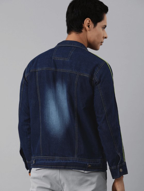Mens Denim Jacket Dark Blue