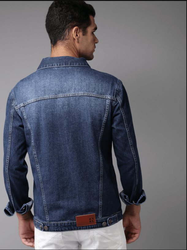 Mens Denim Jacket Dark Blue