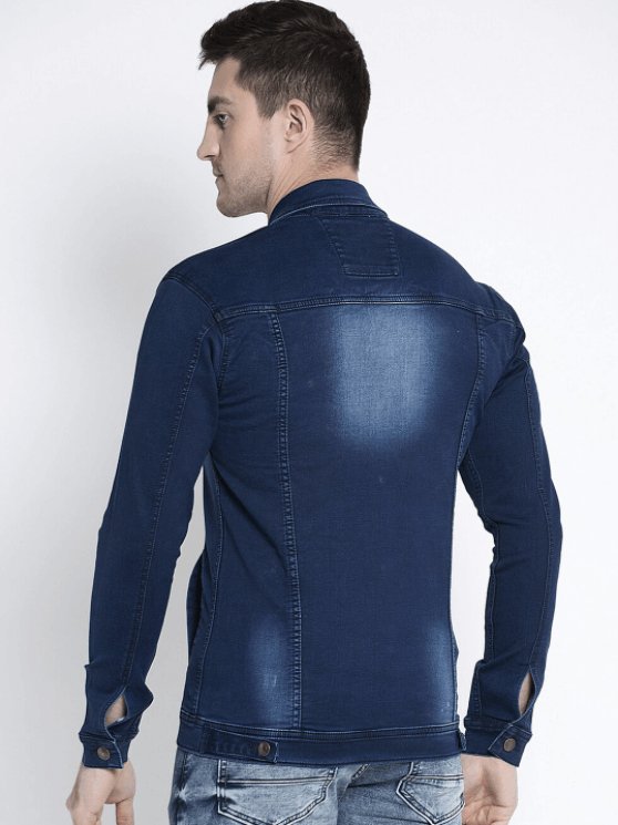 Mens Denim Jacket Dark Blue