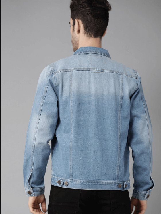 Mens Denim Jacket Light Blue