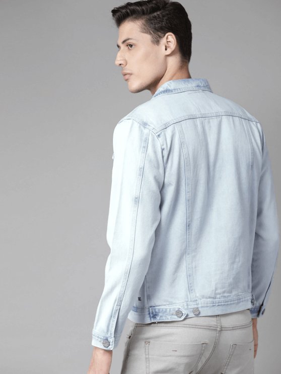 Mens Denim Jacket Light Blue