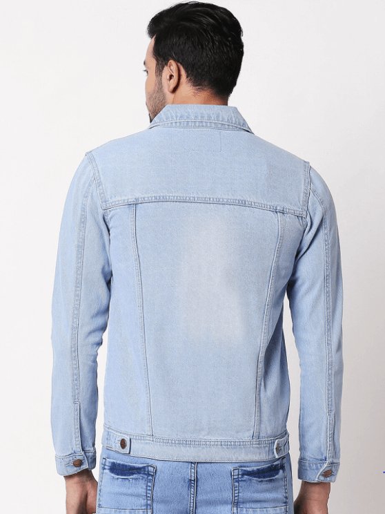 Mens Denim Jacket Light Blue