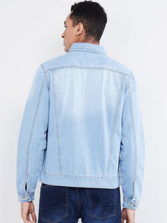 Mens Denim Jacket Light Blue