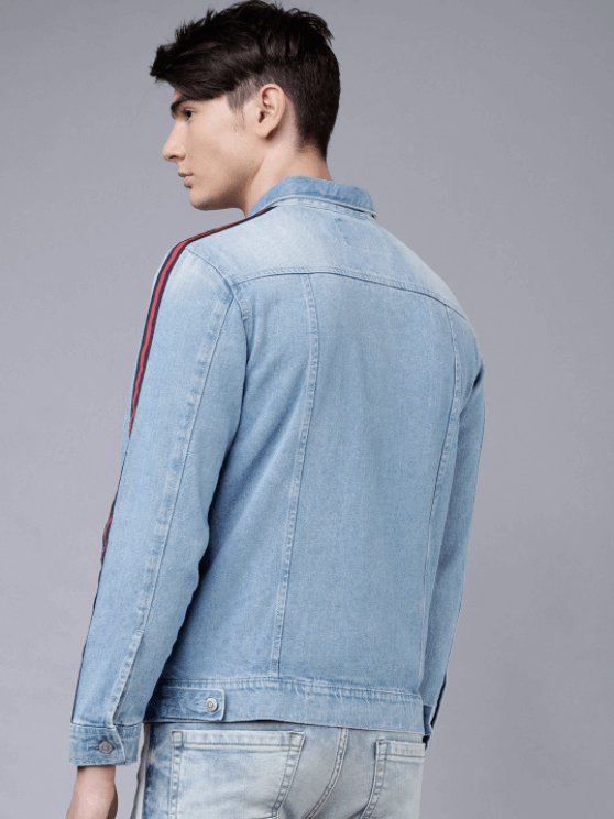 Mens Denim Jacket Light Blue