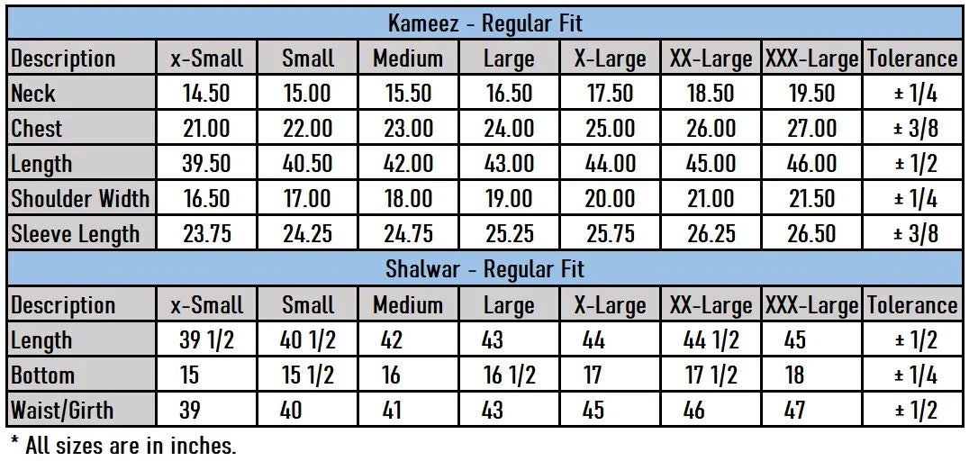 Men's Shirt Collar Shalwar Suit - Teal